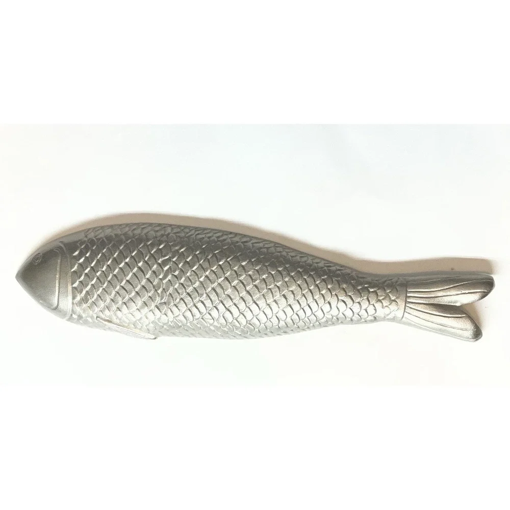 Fish Wall Decor Cast Metal 5.75'' x 23.25‎ x 1.25''(14.6cm x 59.1cm x 3.1cm)